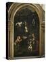 The Virgin of the Rocks-Leonardo da Vinci-Stretched Canvas