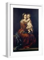 The Virgin of the Rosary, C. 1650-55-Bartolomé Estéban Murillo-Framed Giclee Print