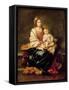 The Virgin of the Rosary-Bartolome Esteban Murillo-Framed Stretched Canvas