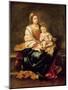 The Virgin of the Rosary-Bartolome Esteban Murillo-Mounted Giclee Print