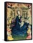 The Virgin of the Rose Bush-Stephan Lochner-Framed Stretched Canvas