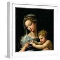 The Virgin of the Rose, circa 1518-Raphael-Framed Giclee Print