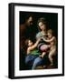 The Virgin of the Rose, circa 1518-Raphael-Framed Giclee Print