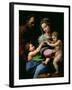 The Virgin of the Rose, circa 1518-Raphael-Framed Giclee Print