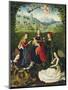 The Virgin of the Rose Garden, 1475-80 (Oil on Panel)-Master of the St. Lucy legend-Mounted Premium Giclee Print