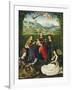 The Virgin of the Rose Garden, 1475-80 (Oil on Panel)-Master of the St. Lucy legend-Framed Giclee Print