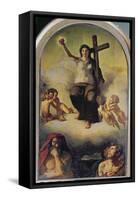 The Virgin of the Sacred Heart, 1821-Eugene Delacroix-Framed Stretched Canvas