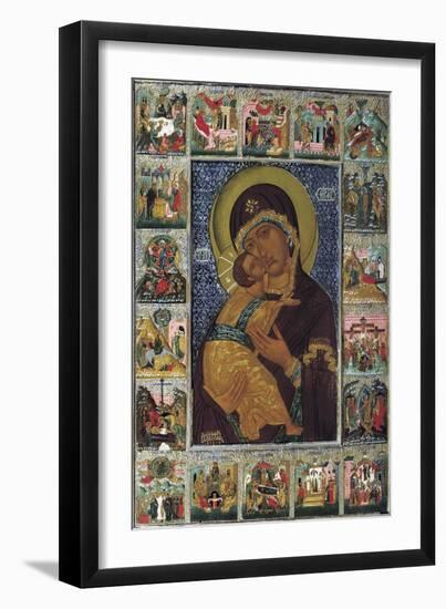 The Virgin of Vladimir, 16th Century-null-Framed Giclee Print