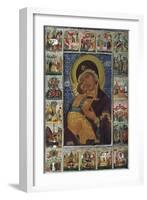 The Virgin of Vladimir, 16th Century-null-Framed Giclee Print