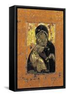 The Virgin of Vladimir, Byzantine Icon, Early 12th Century-null-Framed Stretched Canvas