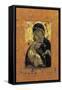 The Virgin of Vladimir, Byzantine Icon, Early 12th Century-null-Framed Stretched Canvas
