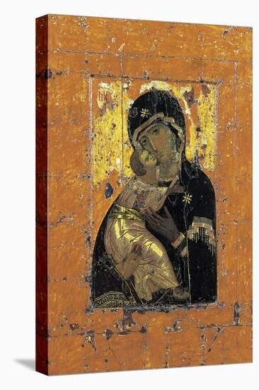 The Virgin of Vladimir, Byzantine Icon, Early 12th Century-null-Stretched Canvas