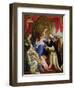 The Virgin Offering the Rosary to St. Dominic, 1641-Gaspard de Crayer-Framed Giclee Print