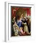 The Virgin Offering the Rosary to St. Dominic, 1641-Gaspard de Crayer-Framed Giclee Print