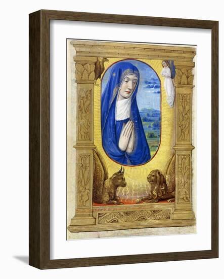 The Virgin Praying, C.1500-null-Framed Giclee Print