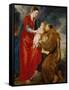 The Virgin Presents the Infant Jesus to Saint Francis, 1618-Peter Paul Rubens-Framed Stretched Canvas