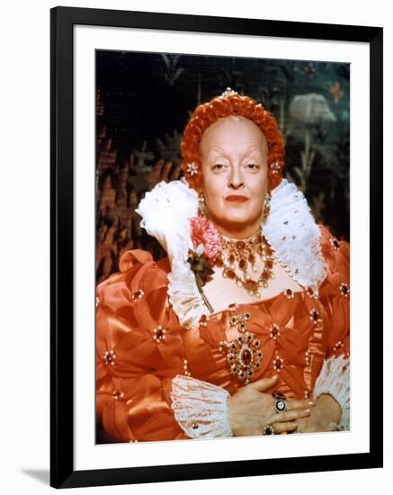 The Virgin Queen, Bette Davis, Directed by Henry Koster, 1955-null-Framed Photo