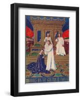 'The Virgin's Coronation', c1455, (1939)-Jean Fouquet-Framed Giclee Print