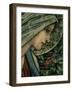 The Virgin's Face, Detail from the Adoration of the Magi, William Morris and Co. Merton Abbey-Burne-Jones & Morris-Framed Giclee Print