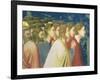 The Virgin's Suitors Praying before the Rods in the Temple, C.1305 (Detail)-Giotto di Bondone-Framed Giclee Print