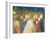 The Virgin's Suitors Praying before the Rods in the Temple, C.1305 (Detail)-Giotto di Bondone-Framed Giclee Print