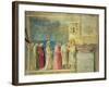 The Virgin's Wedding Procession, c.1305 (Post Restoration)-Giotto di Bondone-Framed Giclee Print