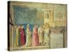 The Virgin's Wedding Procession, c.1305 (Post Restoration)-Giotto di Bondone-Stretched Canvas
