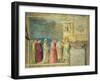 The Virgin's Wedding Procession, c.1305 (Post Restoration)-Giotto di Bondone-Framed Giclee Print