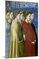 The Virgin's Wedding Procession, Detail-Giotto di Bondone-Mounted Giclee Print