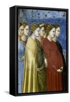 The Virgin's Wedding Procession, Detail-Giotto di Bondone-Framed Stretched Canvas