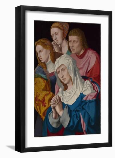 The Virgin, Saint John, Saint Mary Magdalene and a Holy Woman, C.1535-Bartholomaeus Bruyn-Framed Giclee Print