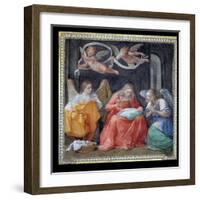 The Virgin Sewing, from the "Cappella Dell'Annunciata" 1610-Guido Reni-Framed Giclee Print