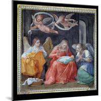 The Virgin Sewing, from the "Cappella Dell'Annunciata" 1610-Guido Reni-Mounted Giclee Print