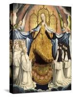 The Virgin Sheltering the Order of Citeaux-Jean The Elder Bellegambe-Stretched Canvas