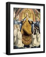 The Virgin Sheltering the Order of Citeaux-Jean The Elder Bellegambe-Framed Giclee Print