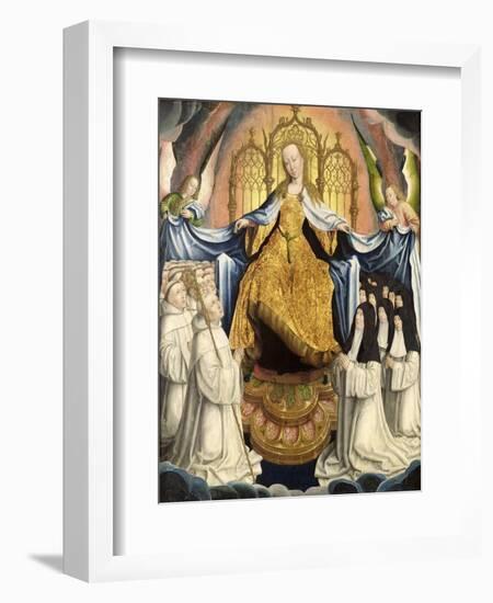 The Virgin Sheltering the Order of Citeaux-Jean The Elder Bellegambe-Framed Giclee Print