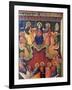 The Virgin Surrounded by Twelve Apostles or Pentecost-Paolo Veneziano-Framed Giclee Print