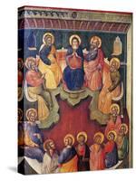 The Virgin Surrounded by Twelve Apostles or Pentecost-Paolo Veneziano-Stretched Canvas