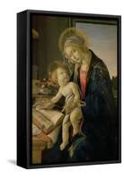 The Virgin Teaching the Infant Jesus to Read-Sandro Botticelli-Framed Stretched Canvas