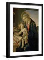 The Virgin Teaching the Infant Jesus to Read-Sandro Botticelli-Framed Giclee Print