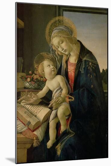 The Virgin Teaching the Infant Jesus to Read-Sandro Botticelli-Mounted Giclee Print