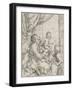 The Virgin, the Infant Jesus and Saint Jean-Baptiste-Guido Reni-Framed Giclee Print