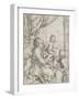 The Virgin, the Infant Jesus and Saint Jean-Baptiste-Guido Reni-Framed Giclee Print