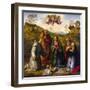 The Virgin with Child and Saints Francis and Jerome, 1510s-Ridolfo Ghirlandaio-Framed Giclee Print