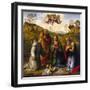 The Virgin with Child and Saints Francis and Jerome, 1510s-Ridolfo Ghirlandaio-Framed Giclee Print