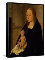 The Virgin with Child, Detail from Adoration of the Magi, 1510-Hieronymus Bosch-Framed Stretched Canvas