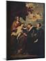 'The Virgin with Donors', c1630-Anthony Van Dyck-Mounted Giclee Print