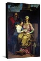 The Virgin with Saints Anne and Joachim, 1840-Peter Jackson-Stretched Canvas