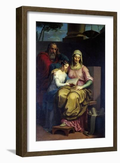The Virgin with Saints Anne and Joachim, 1840-Peter Jackson-Framed Giclee Print