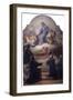 The Virgin with Saints Filippo Benizzi and Giuliana Falconeri Interceding for God's Protection-Pietro Gagliardi-Framed Giclee Print